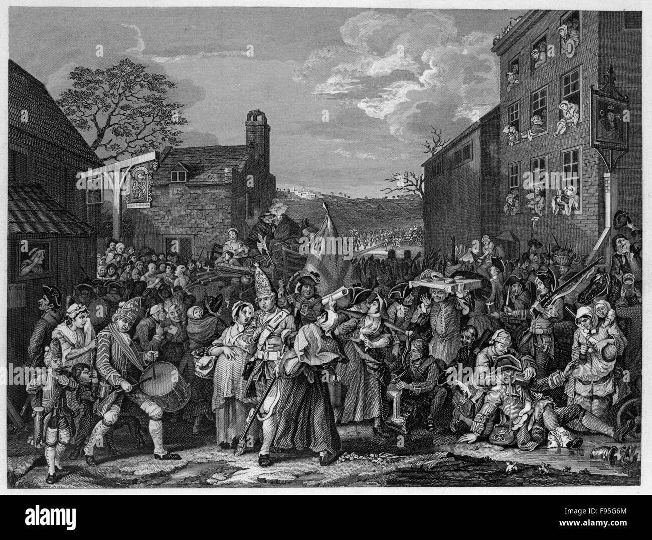 The March to Finchley Stock Photo - Alamy