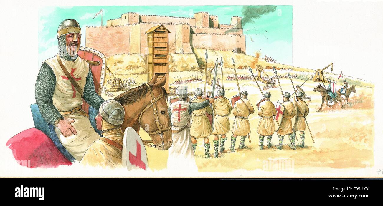 Knights of the crusades hi-res stock photography and images - Alamy