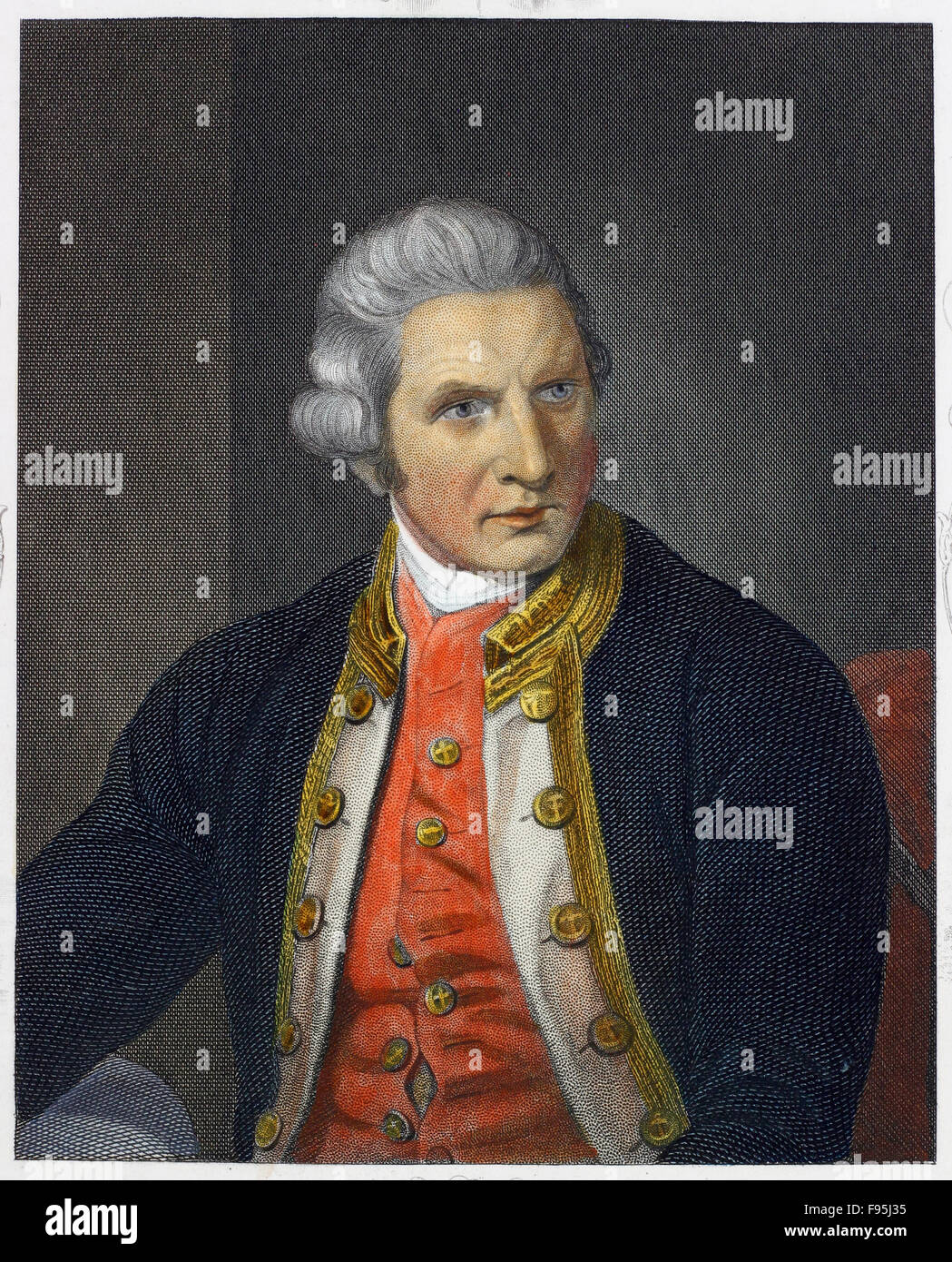 Captain James Cook. Stock Photo