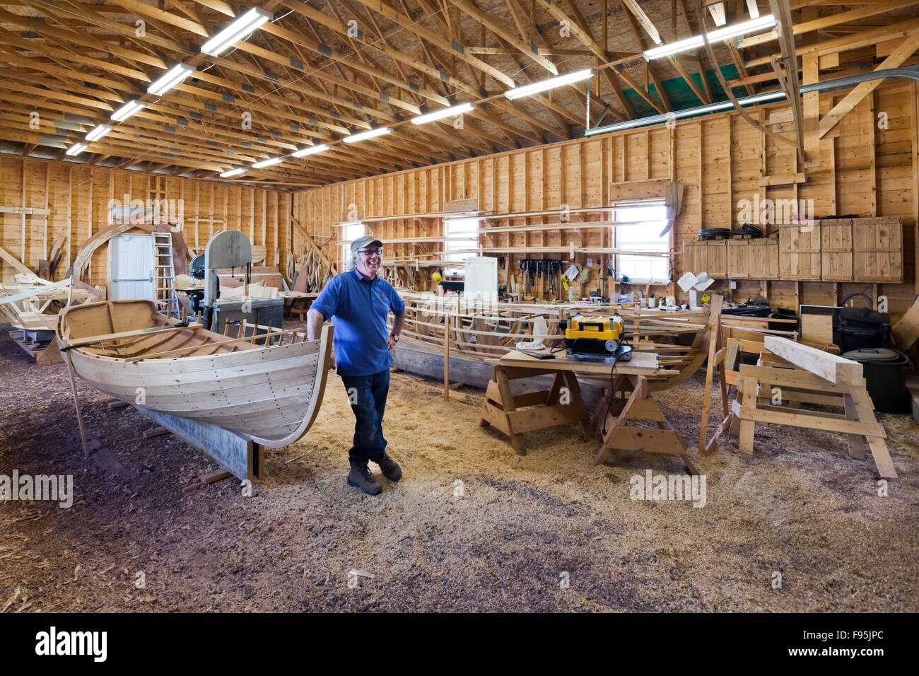 Boat shed at the Wooden Boat Museaum of Newfoundland and Labrador where
