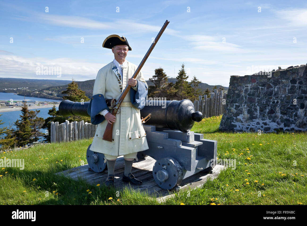 Cyril Bambrick in a French soldier's uniform at Castle Hill National