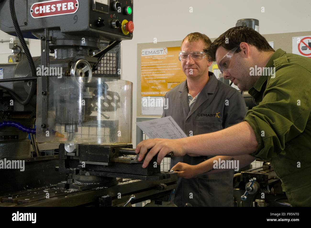 Machine Maker Apprentice Machine instruction hi-res stock photography and images - Alamy