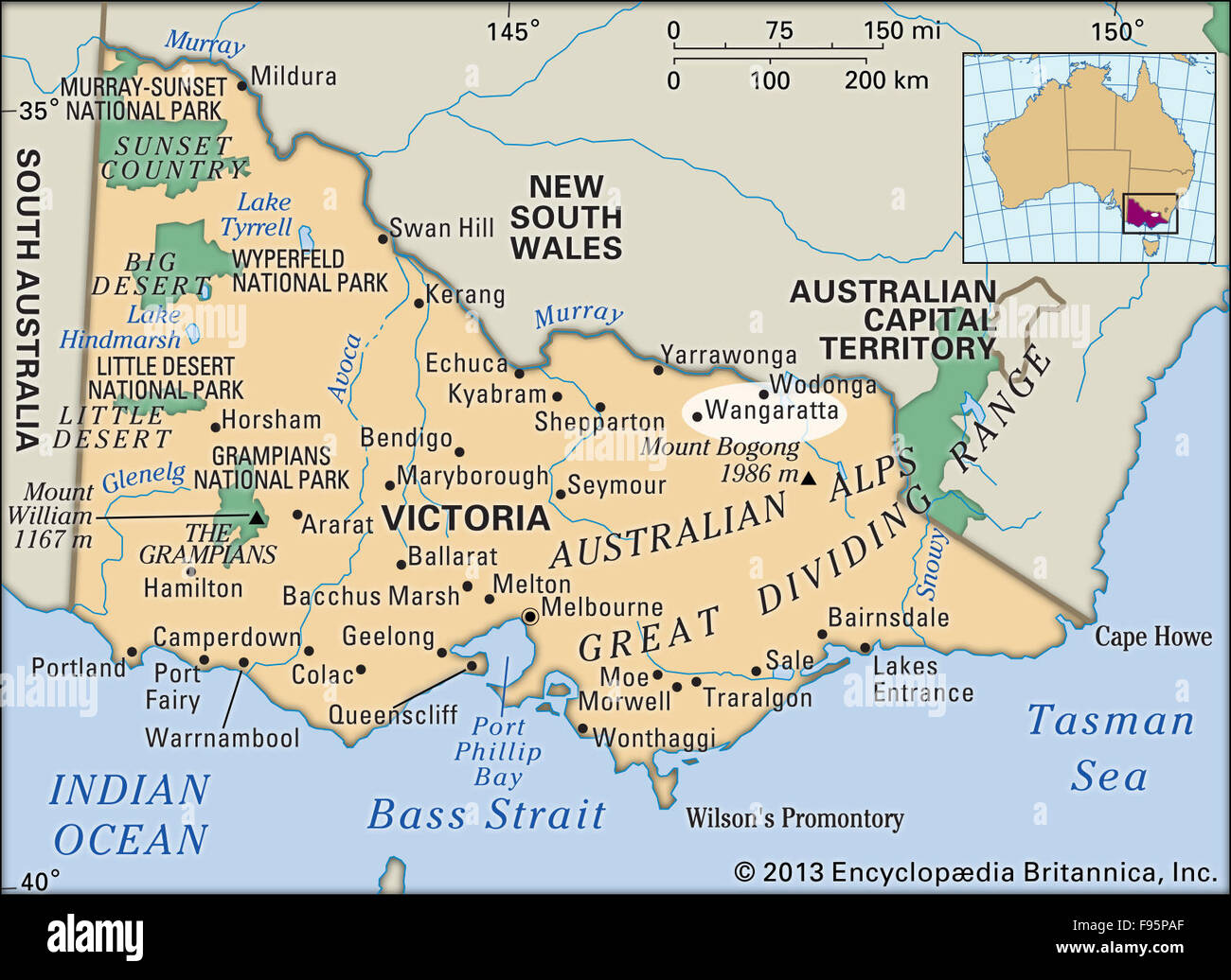 Wangaratta, Victoria, Australia Stock Photo Alamy