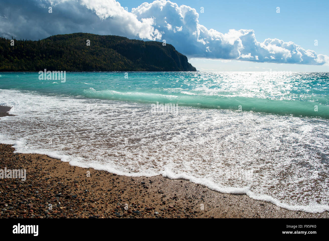 Lake Superior Shoreline Stock Photo Alamy