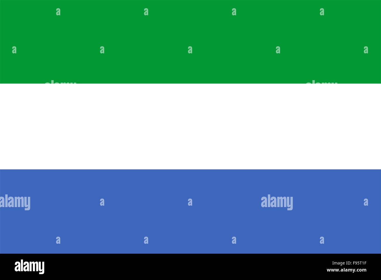 Flag Of sierra leone Stock Photo - Alamy