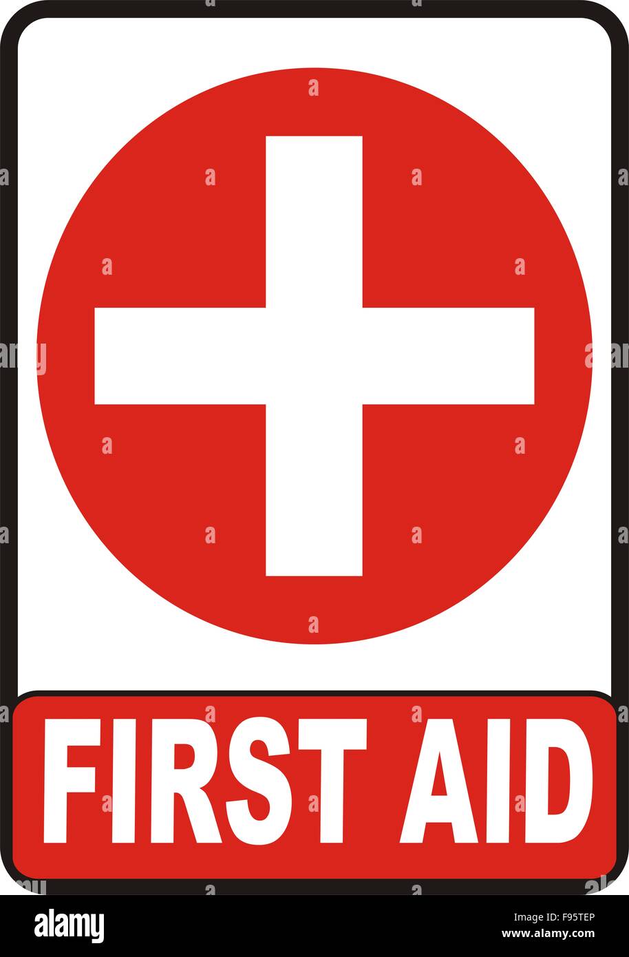 First Aid Sign Stock Photo - Alamy