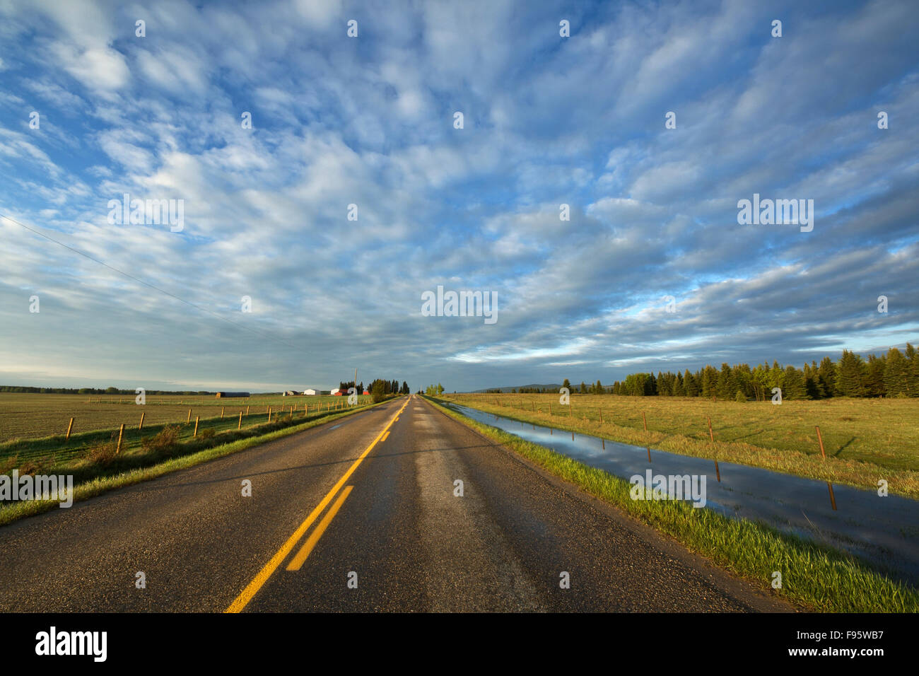 The Grand Valley Road near Cochrane, Alberta, Canada Stock Photo Alamy