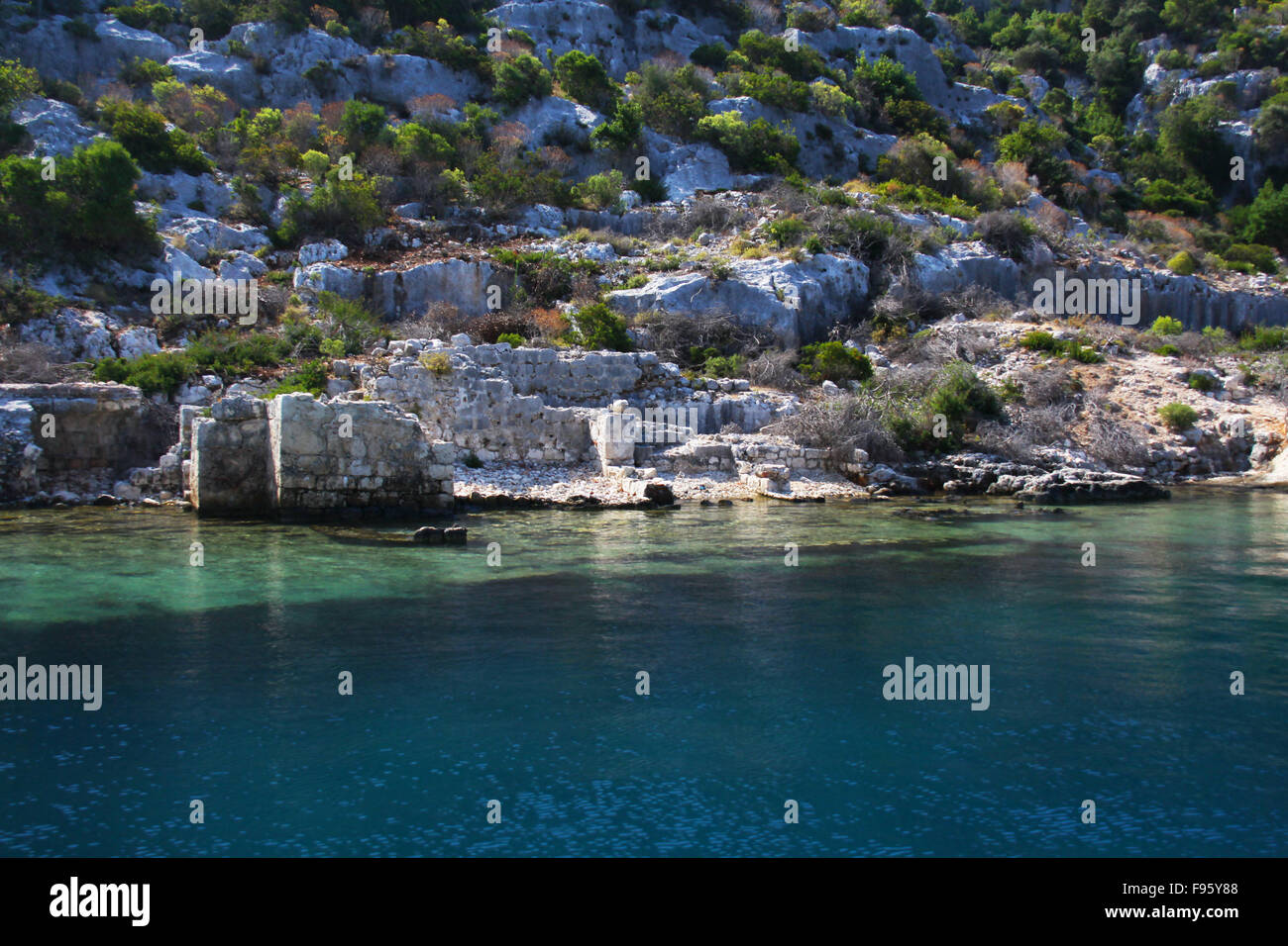 Sea Rocks Turkey Rock and sea in Turkey Stock Photo - Alamy