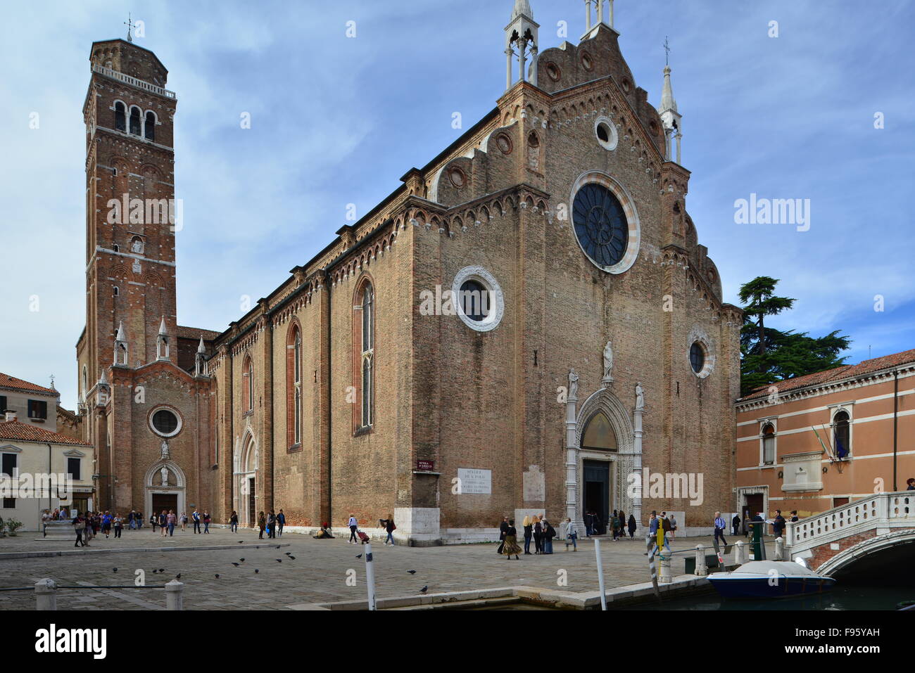 Basilica Di Santa Maria Gloriosa Dei Frari, Venice, Italy Stock Photo ...