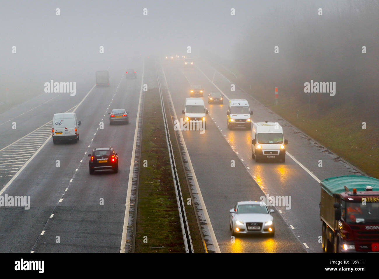 Glasgow, UK. 14th Dec, 2015. Commuters experienced difficult and