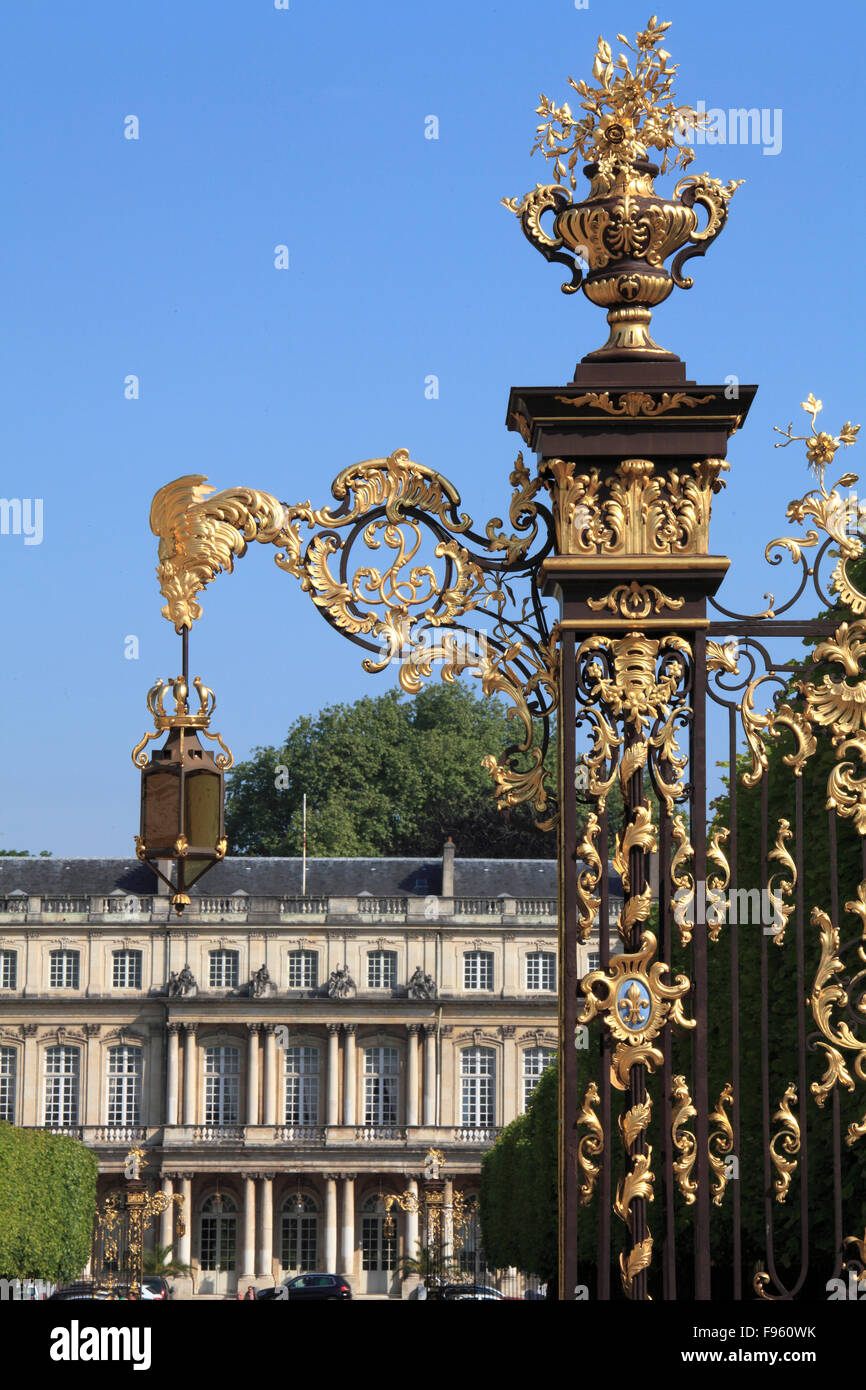 France, Lorraine, Nancy, Palais du Gouvernement, Stock Photo