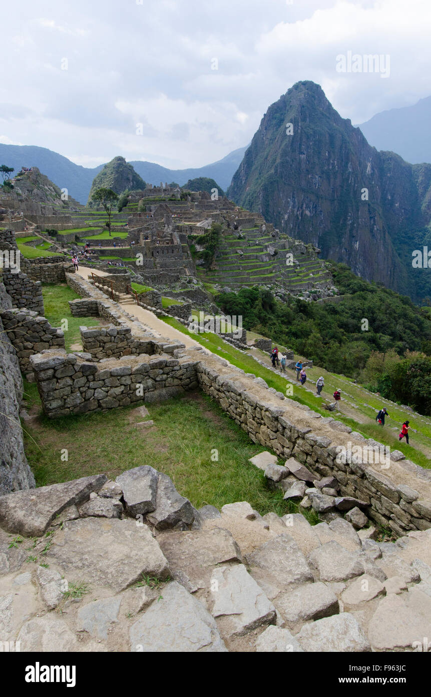 Machu Picchu Peru Hikers High Resolution Stock Photography and Images ...
