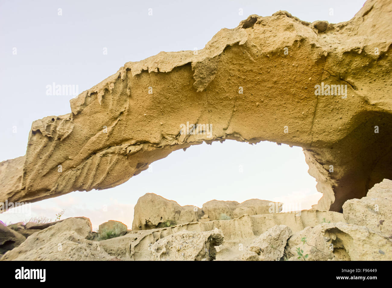 Natural Arch in the Desert Stock Photo - Alamy