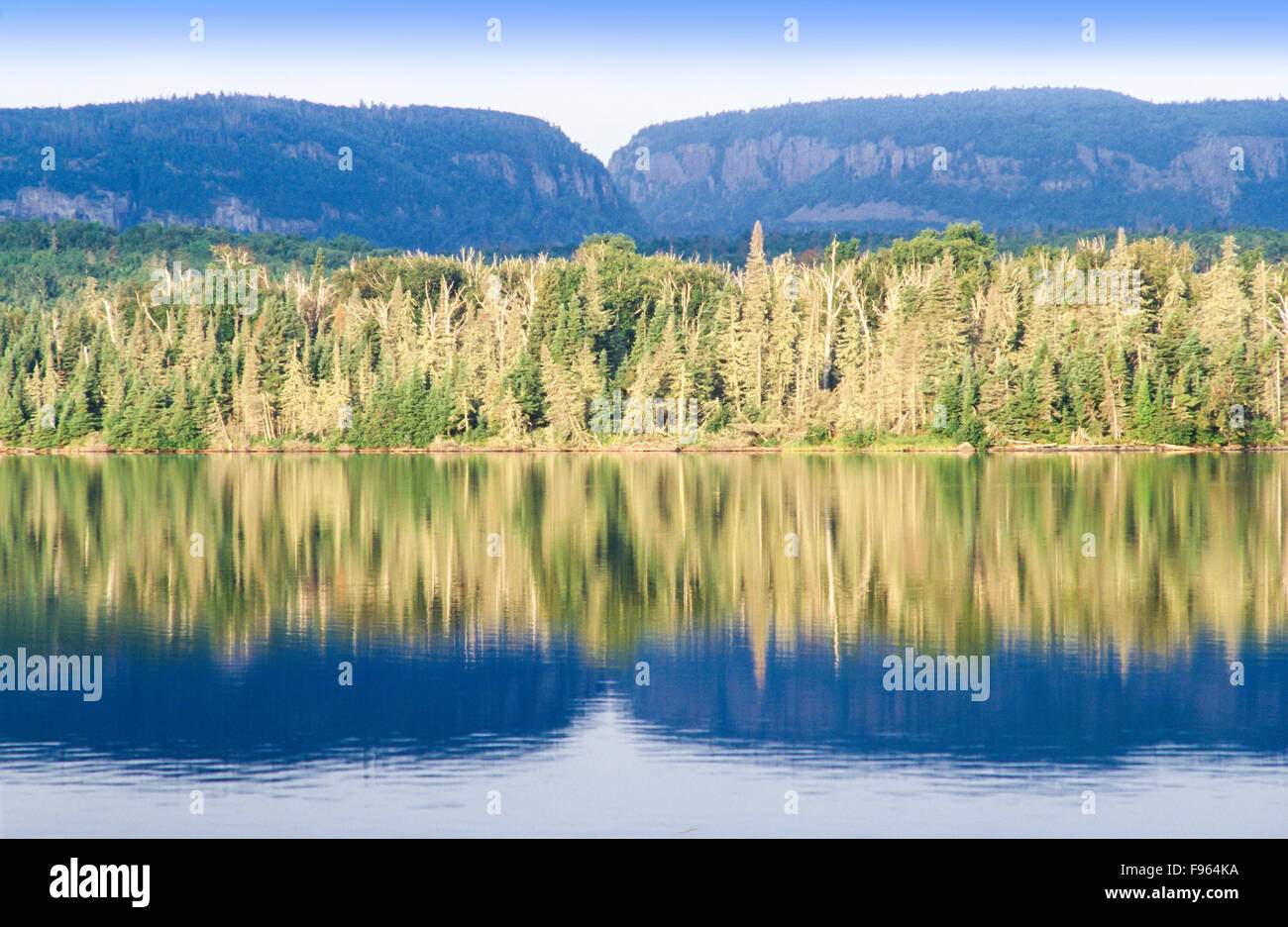 Marie Louise Lake, Sleeping Giant Provincial Park, Ontario, Canada Stock Photo