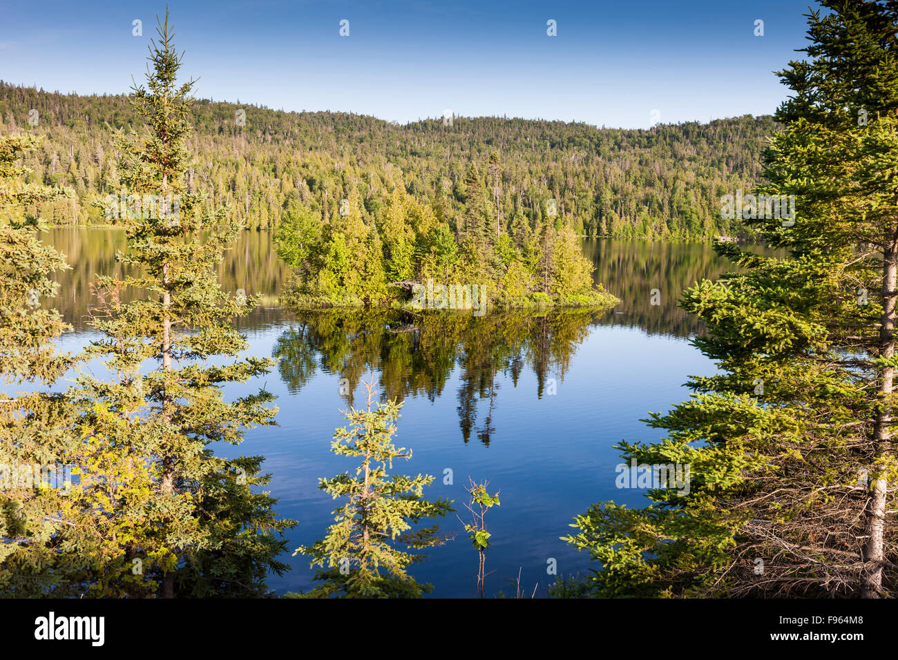 Fenton Lake, Lake Superior Provincial Park, Ontario, Canada Stock Photo
