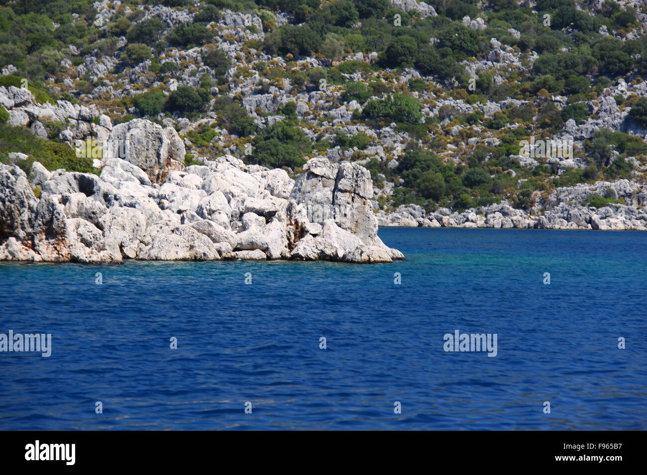 Sea Rocks Turkey Rock and sea in Turkey Stock Photo - Alamy