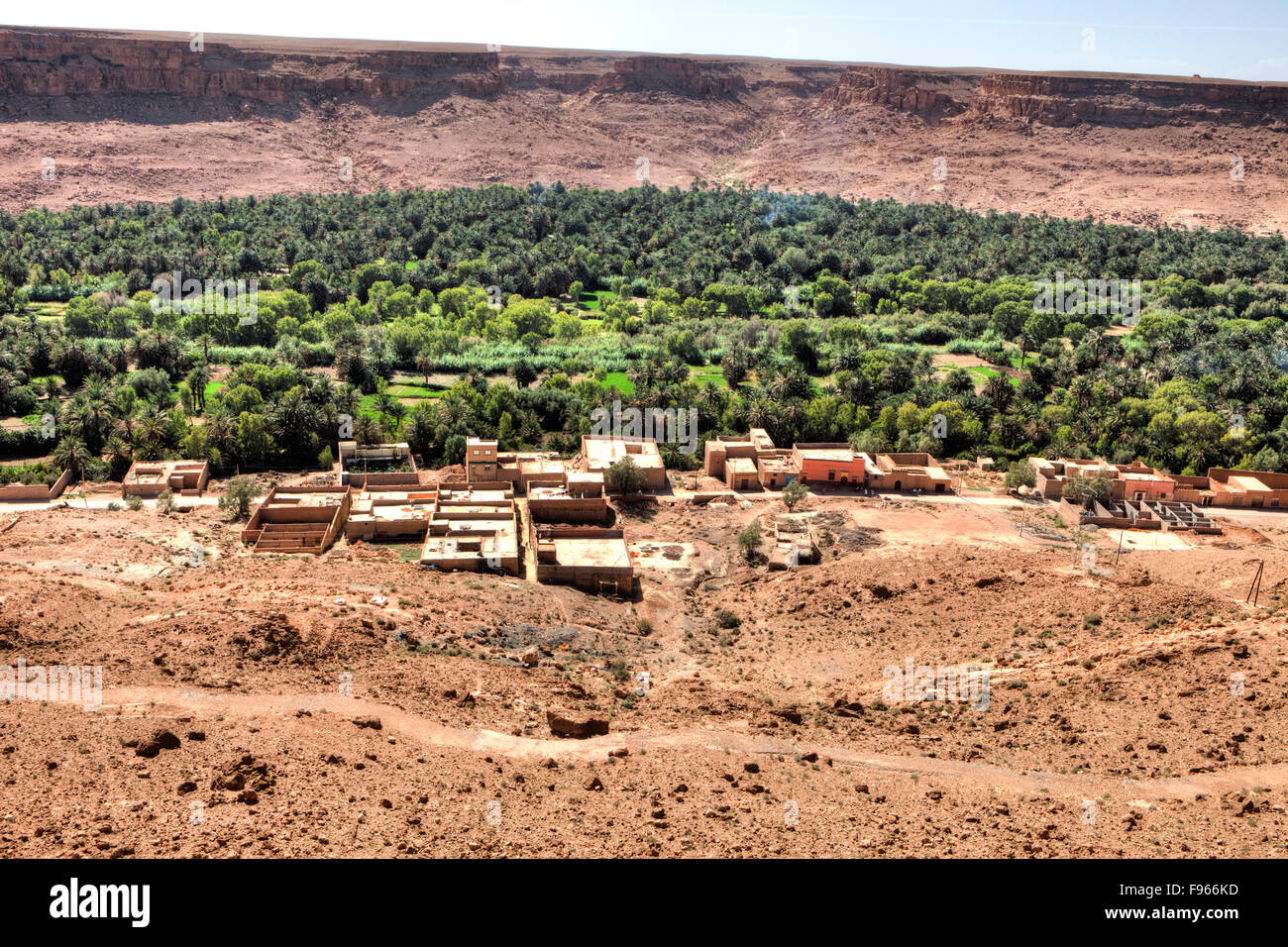 Berber Village, Middle Atlas Mountains, Morocco Stock Photo
