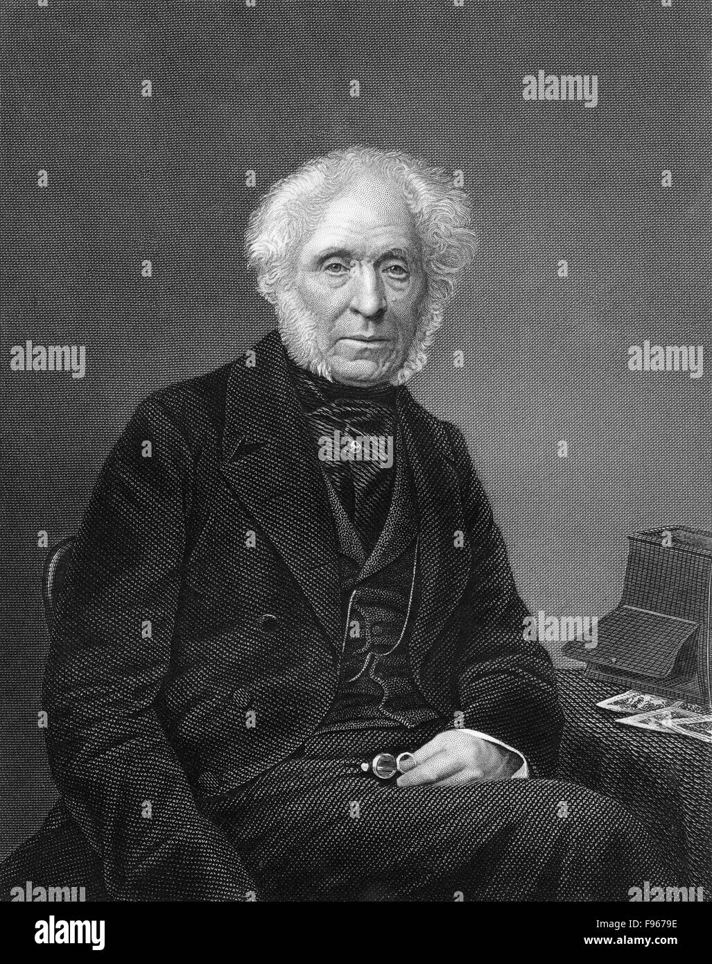 Sir David Brewster, 1781-1868, a Scottish physicist, Stock Photo