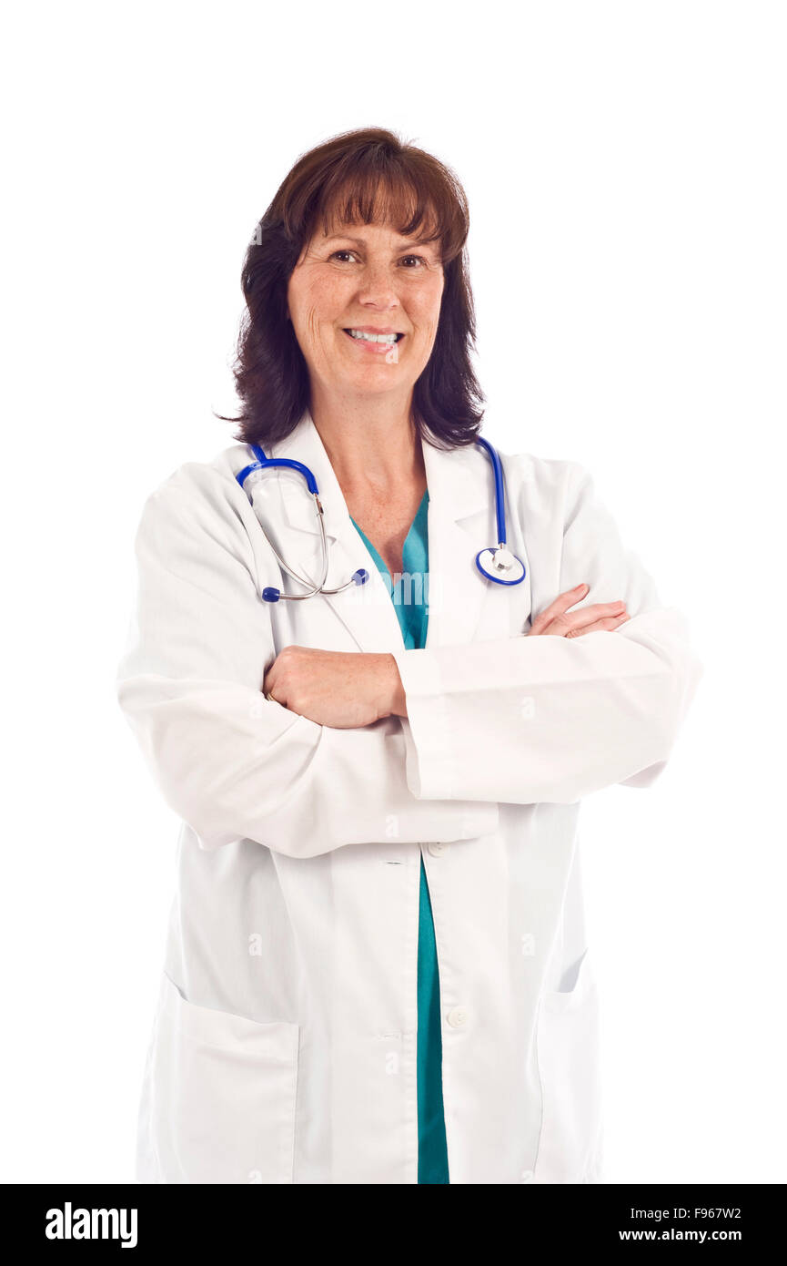 Doctor nurse crossed arms hi-res stock photography and images - Alamy