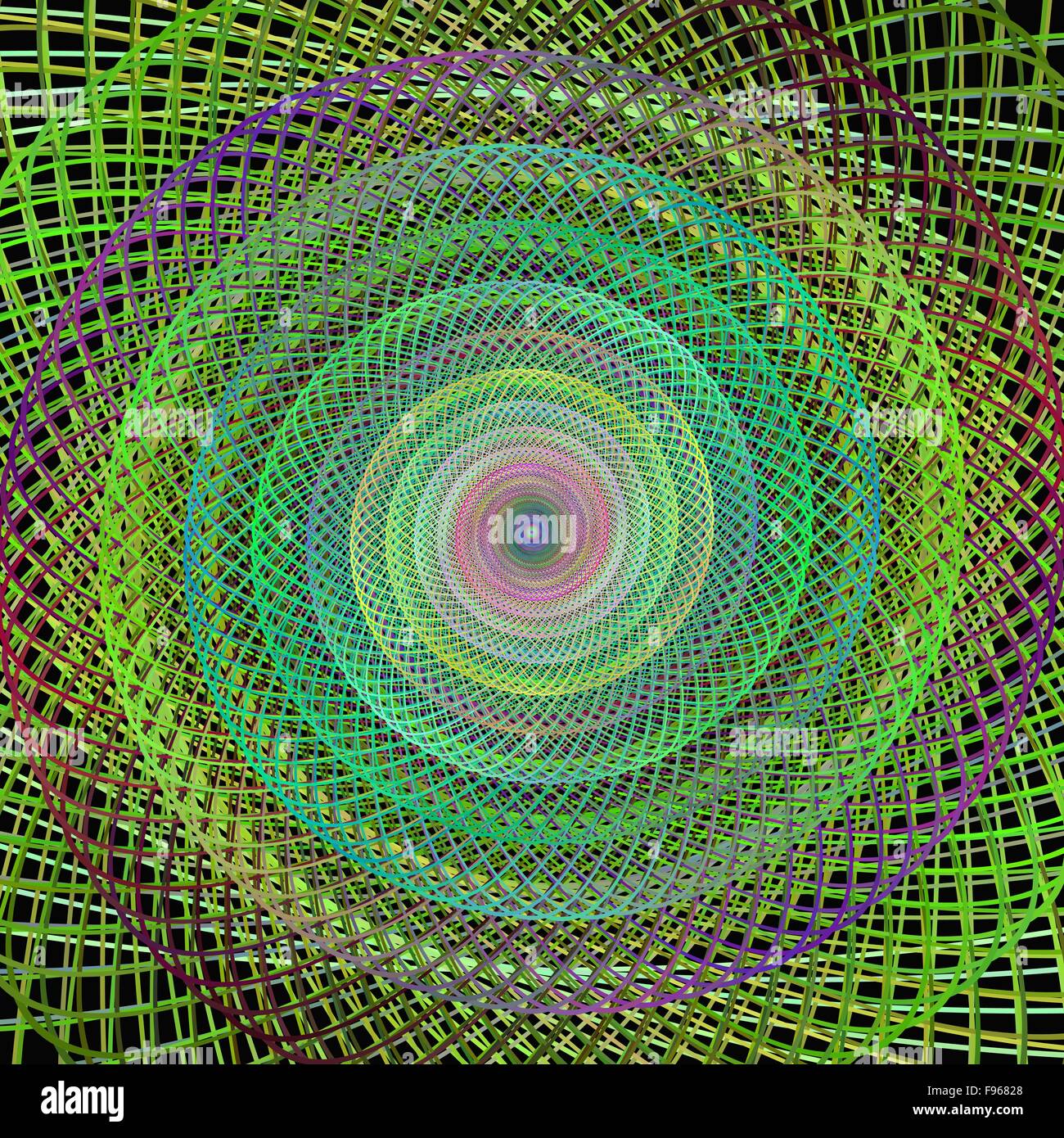 Fractal spiral design background Stock Vector Image & Art - Alamy