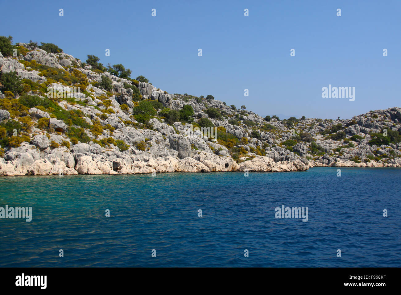 Sea Rocks Turkey Rock and sea in Turkey Stock Photo - Alamy