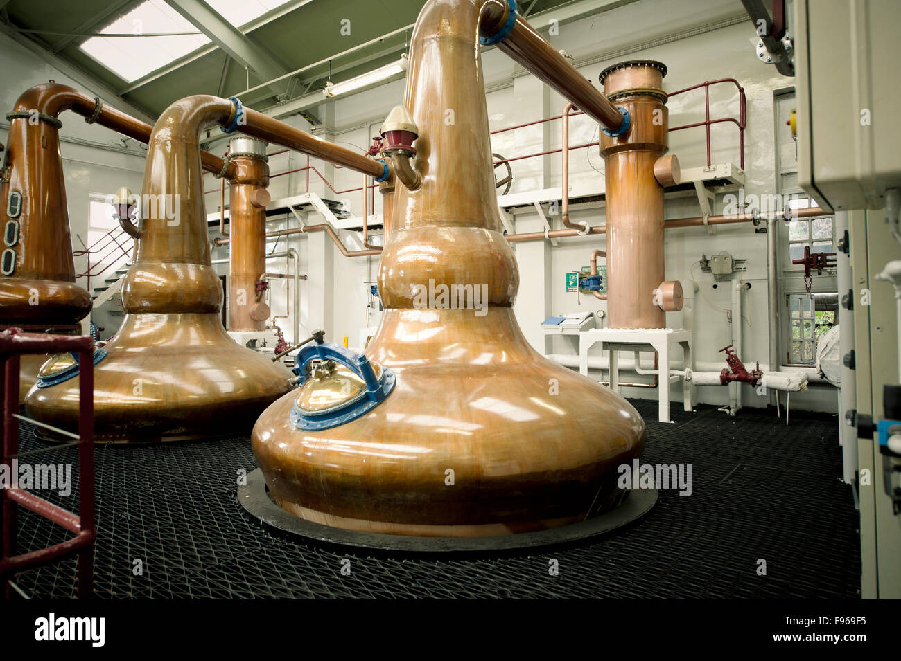 Scotch whiskey distillery Stock Photo