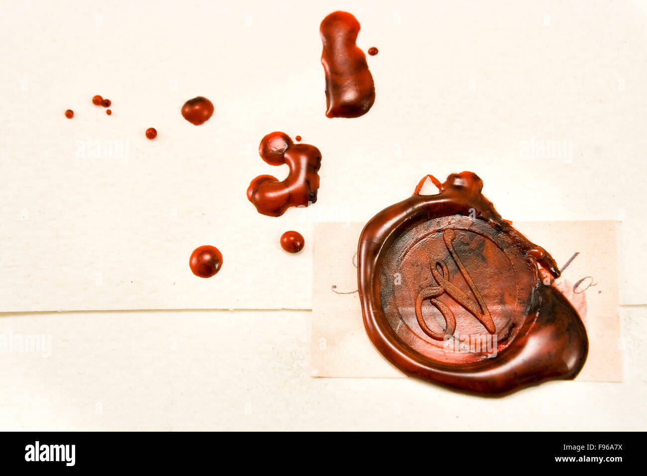 Wax seal letter hi-res stock photography and images - Alamy