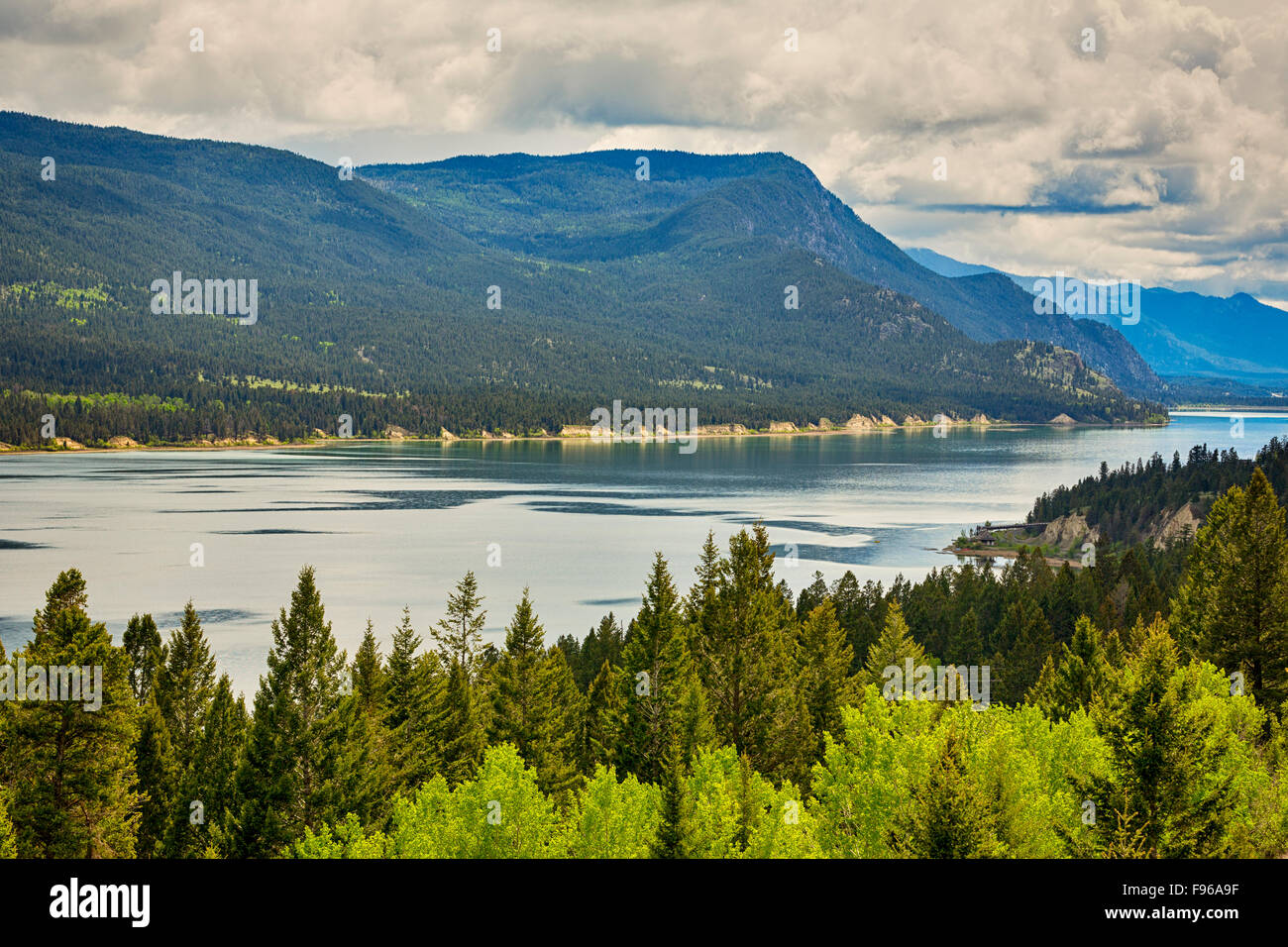Columbia Lake, British Columbia, Canada Stock Photo