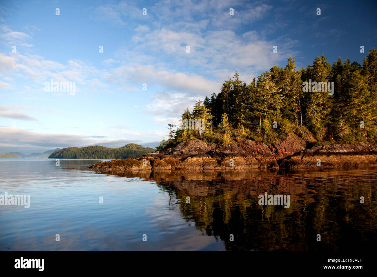 Quatsino Sound, Morning, Calm, Pacific Ocean, Inlet, Tidal Zone