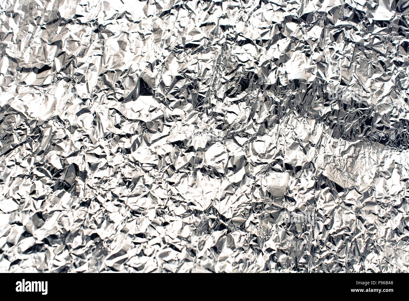 Aluminum foil  background Stock Photo