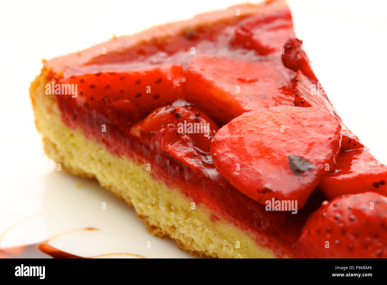 cake with strawberries Stock Photo - Alamy