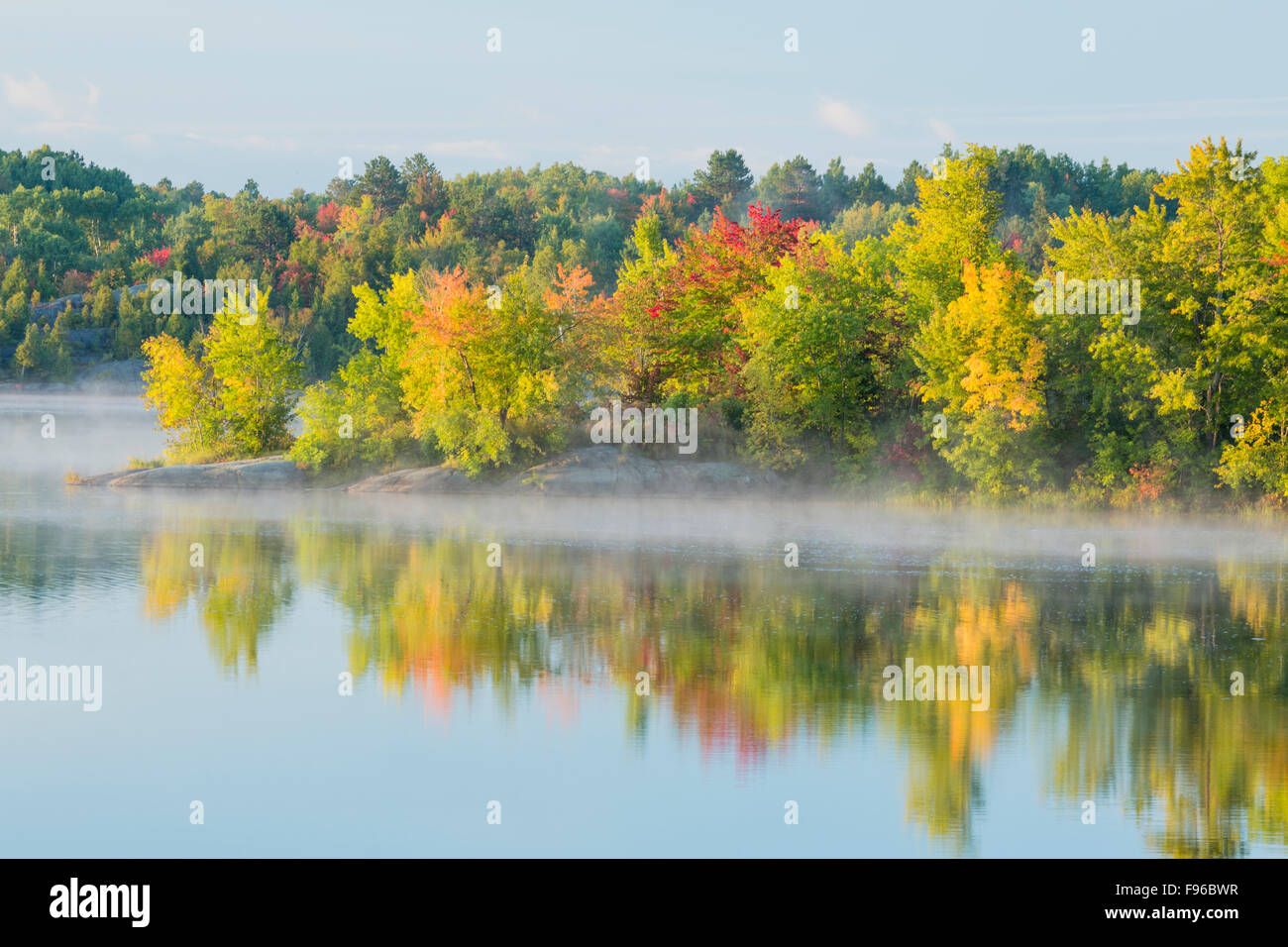 Vermilion River, Whitefish, City of Greater Sudbury, Ontario, Canada Stock Photo