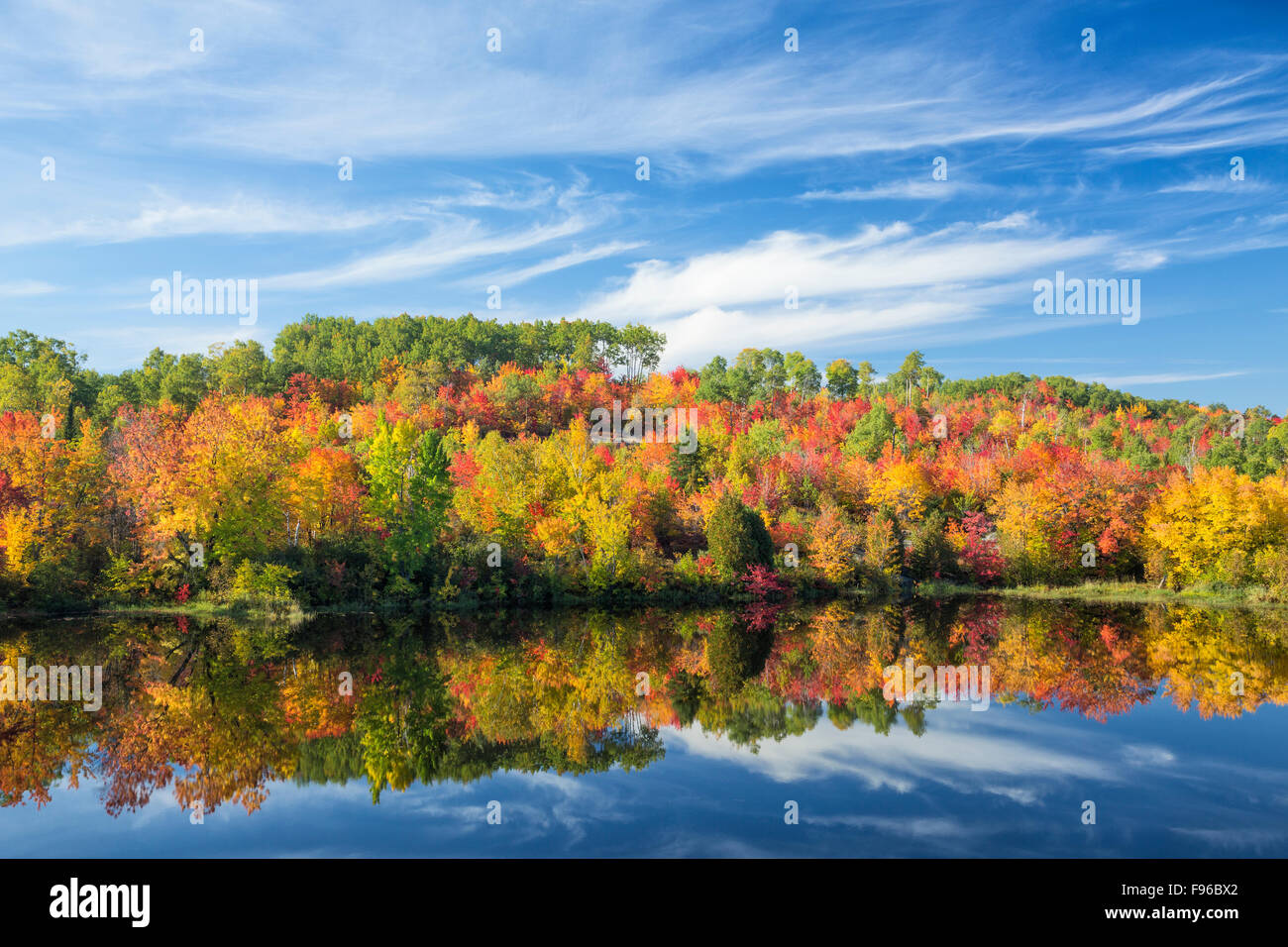 Vermilion River reflections, Whitefish, City of Greater Sudbury ...