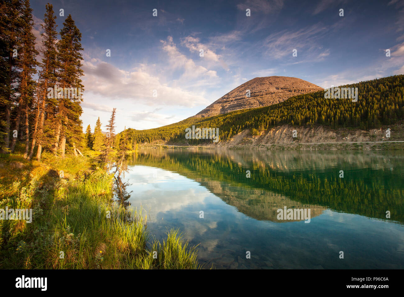 Summit Lake, Stone Mountain Provincial Park, British Columbia, Canada Stock Photo
