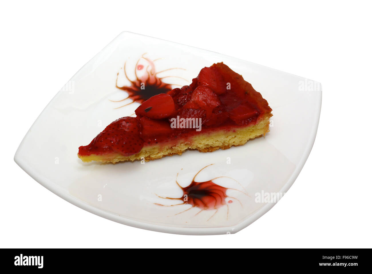 cake with strawberries Stock Photo - Alamy