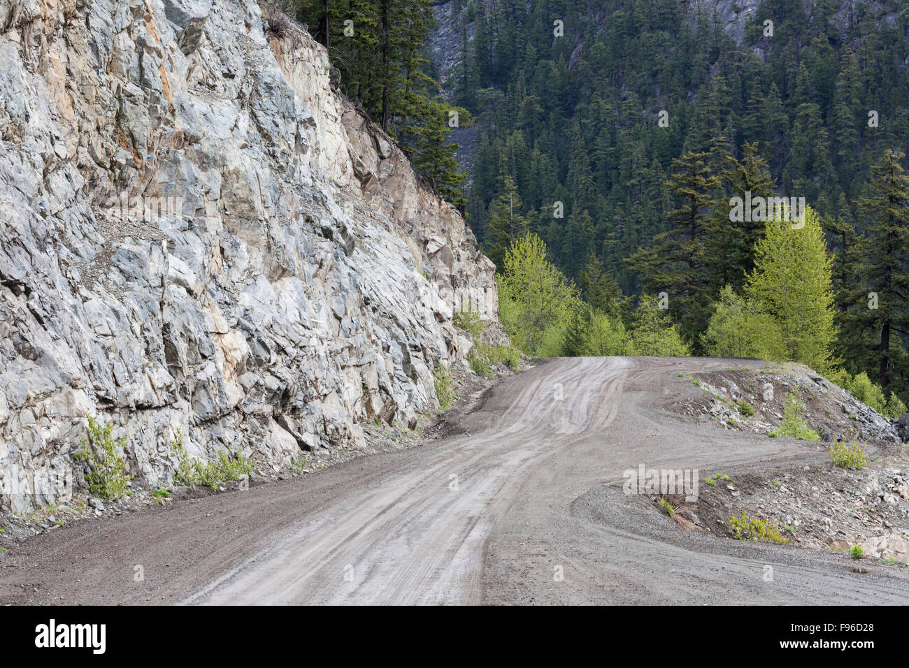 British Columbia, Canada, Highway 20, 'The Hill', Stock Photo