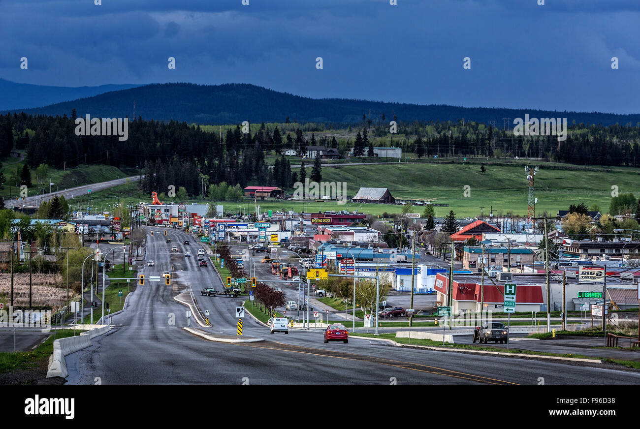 British Columbia, Canada,100 Mile House, Cariboo region, storm, weather Stock Photo Alamy