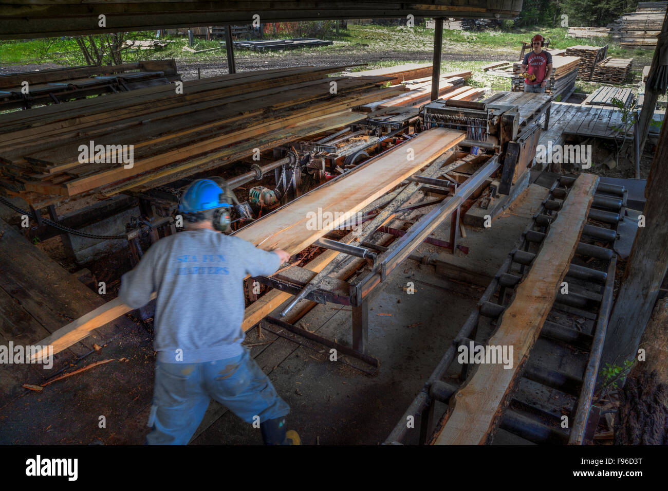 British Columbia, Canada, private lumber mill, Linde Bros Lumber Ltd