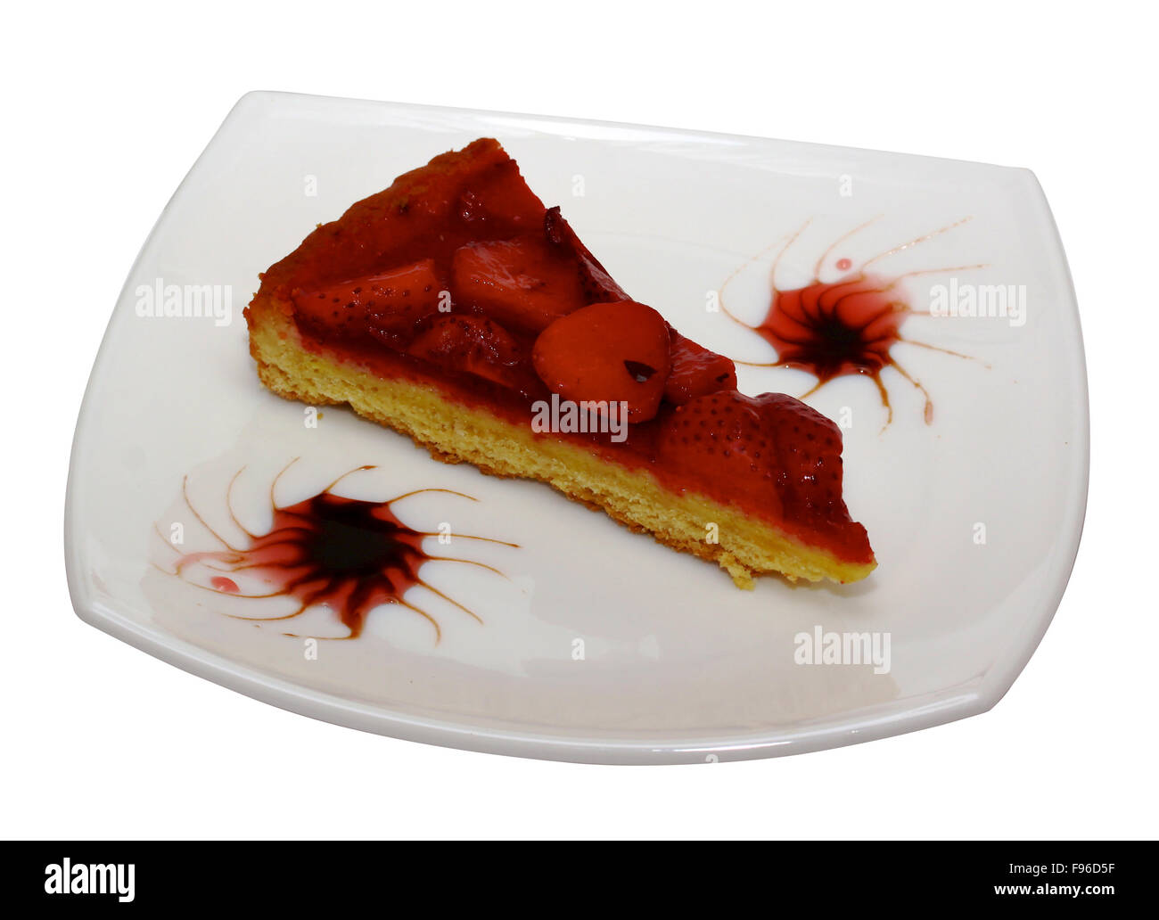 cake with strawberries Stock Photo - Alamy