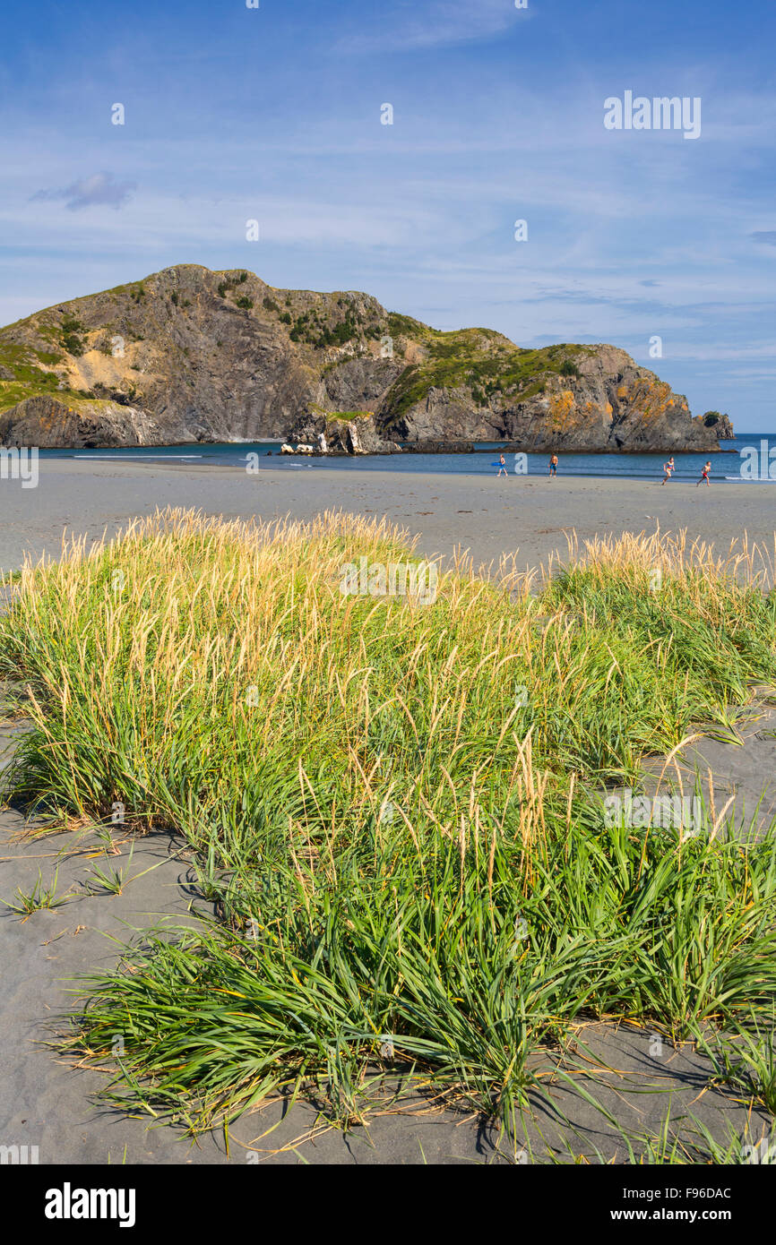 Salmon Cove Sands Provincial Park Beach, Newfoundland, Canada Stock