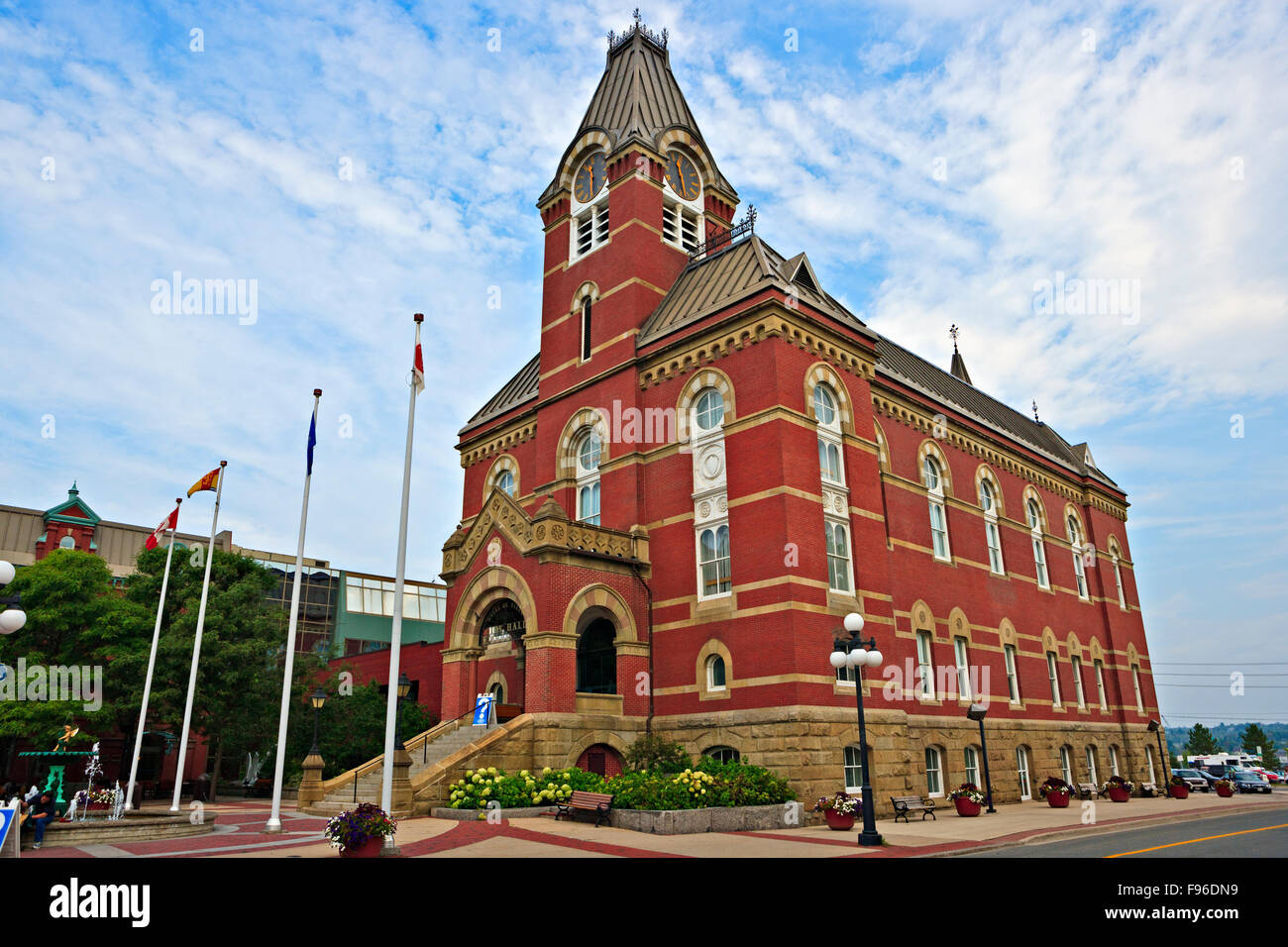 City Hall Building, National Historic Site, in downtown Fredericton