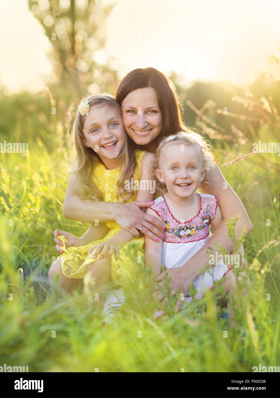 Mother daughters laughing together hi-res stock photography and images ...