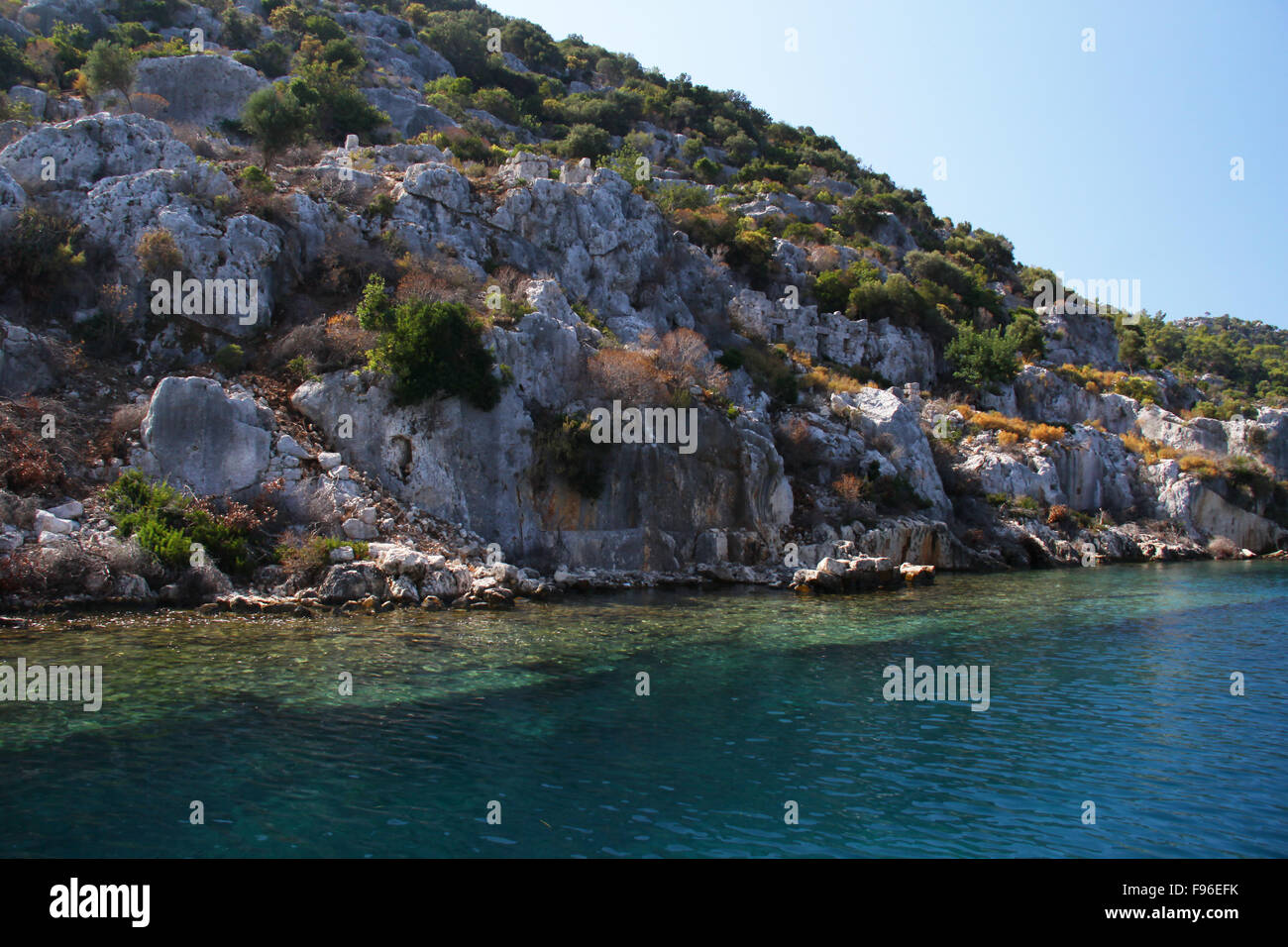 Sea Rocks Turkey Sea and Rocks inTurkey Stock Photo - Alamy