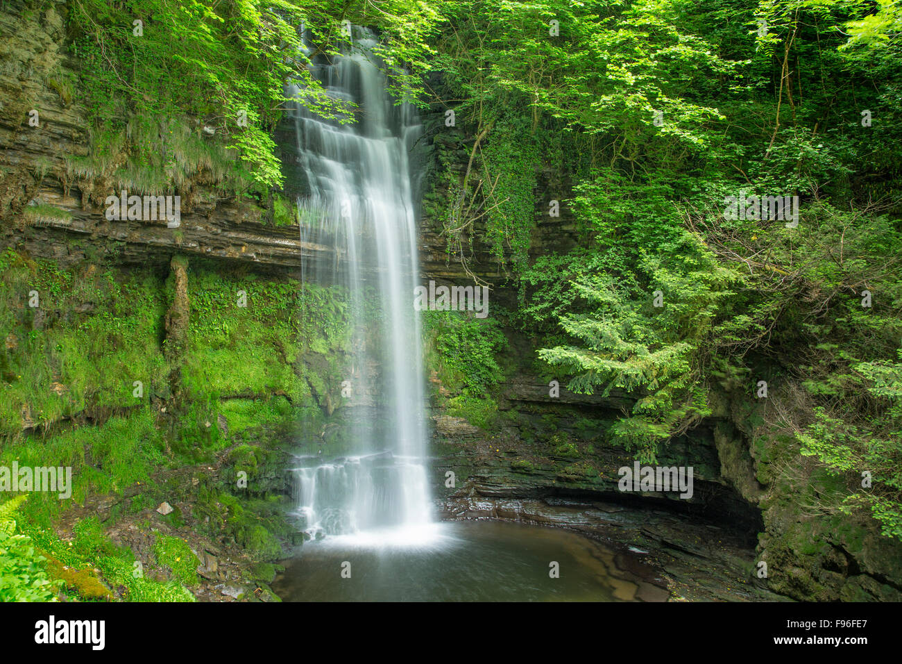 Glencar Waterfall, County Sligo, Ireland Stock Photo