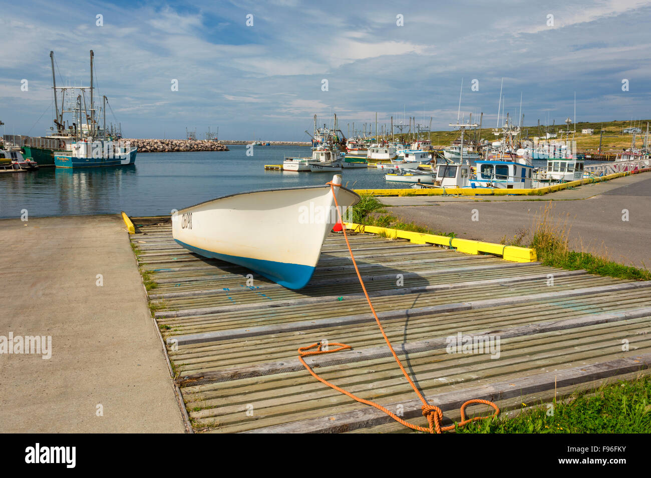 Fishing boats, Old Perlican, Newfoundland, Canada Stock Photo Alamy