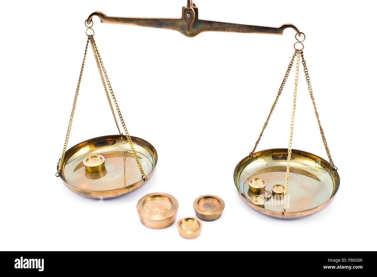 A typical representation of a balance scale holding 5 pounds on the left  and 3- and 2-pound weights on the right showing 3+2=5, vintage line drawing  o Stock Vector Image & Art - Alamy