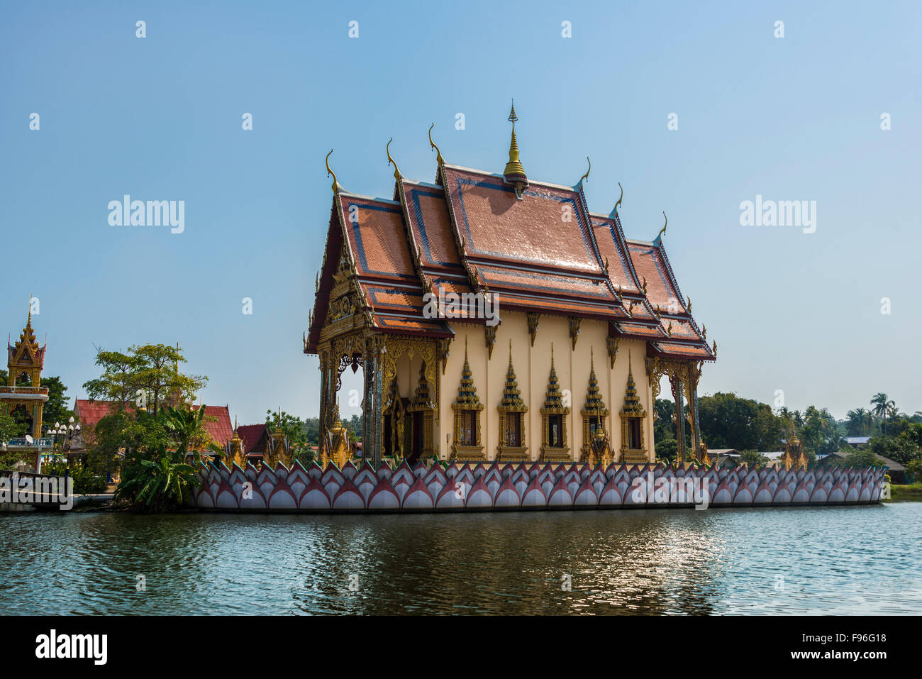 Wat Plai Laem Temple, Ban Bo Phut, Ko Samui, Thailand Stock Photo