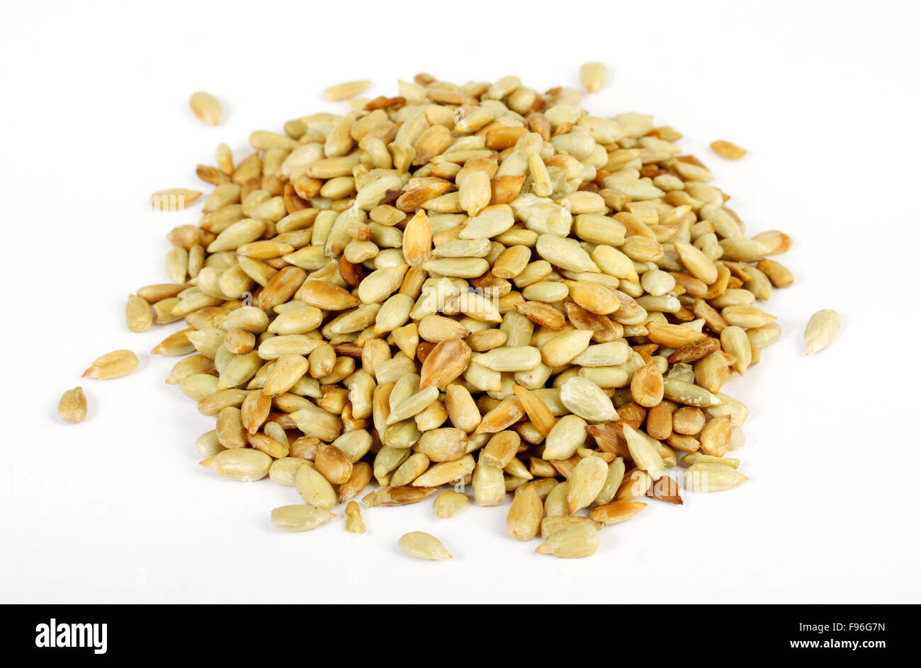 Sunflower Seeds isolated on the white background Stock Photo - Alamy