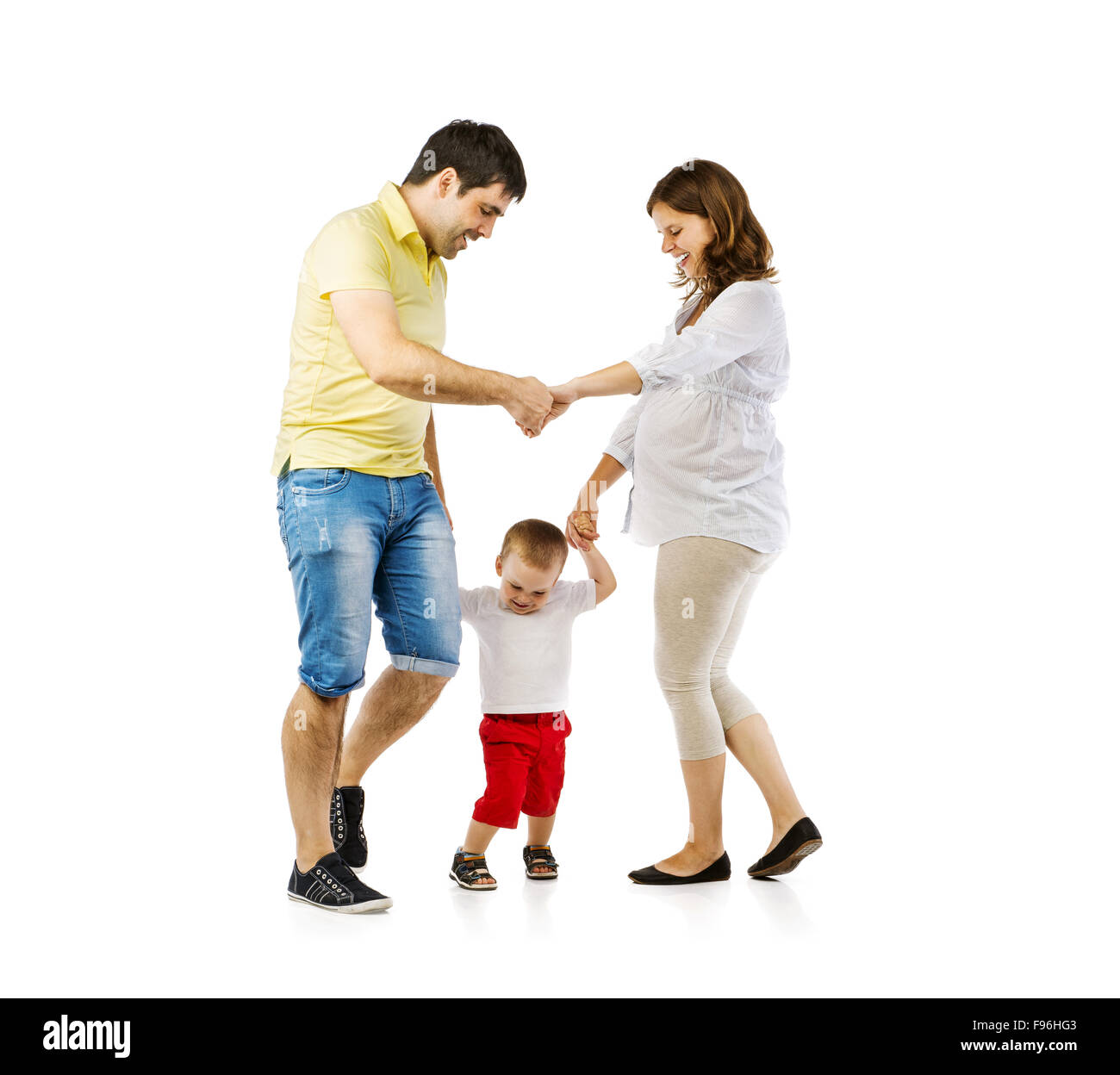 Little boy dancing with his mom Cut Out Stock Images & Pictures Alamy