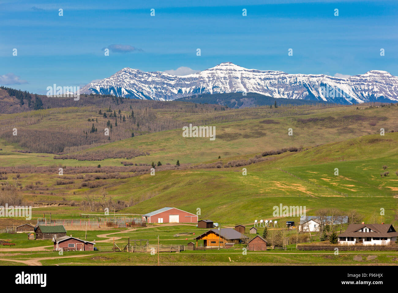 Ranch, Cowboy Trail, Alberta, Canada Stock Photo Alamy